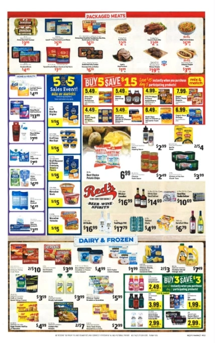 Red's Hometown Market flyer page 2