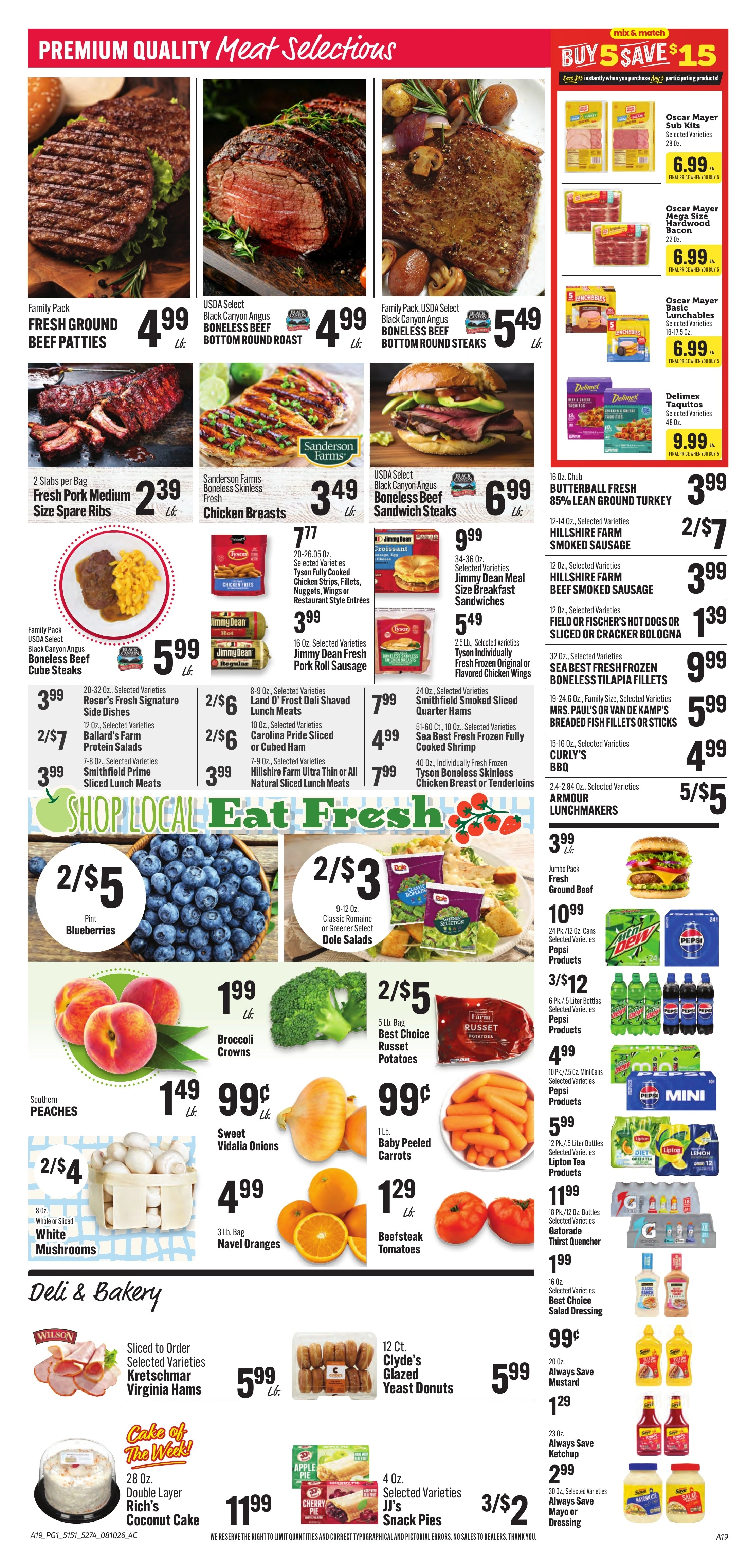 Reese's Food Stores flyer page 4