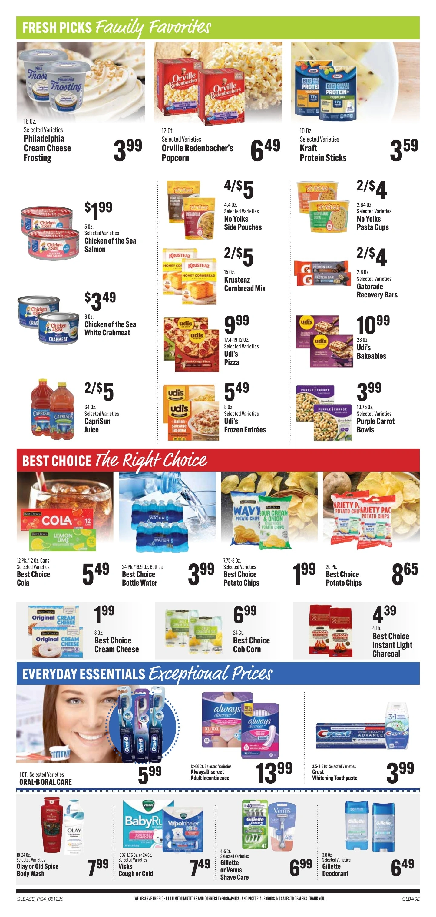 Remington IGA flyer page 4