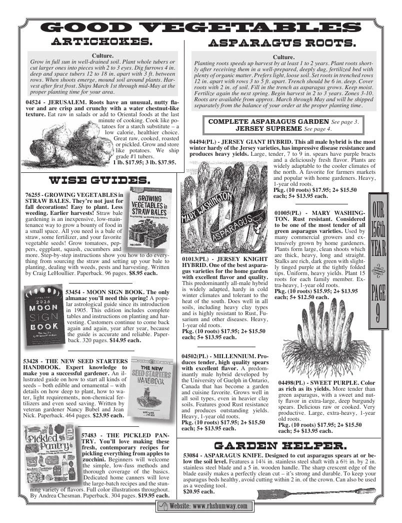 R.H. Shumway flyer page 9