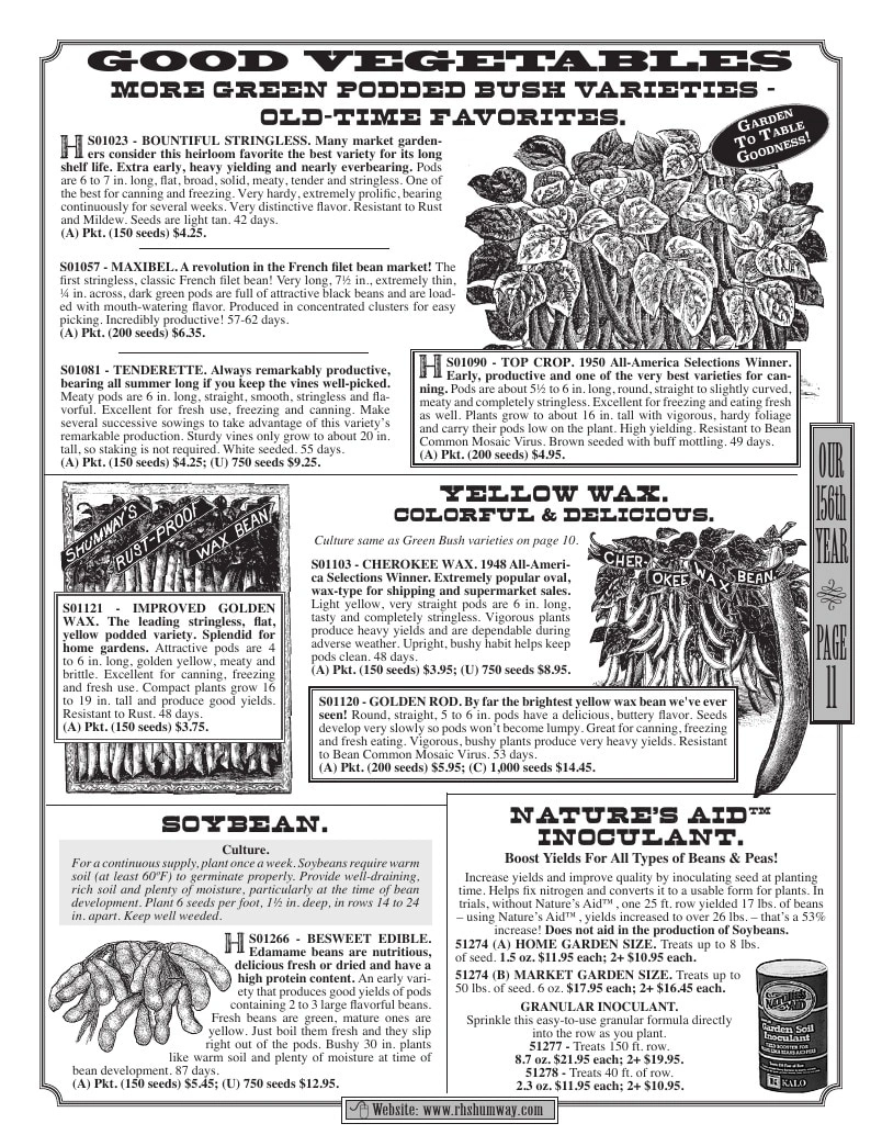 R.H. Shumway flyer page 11