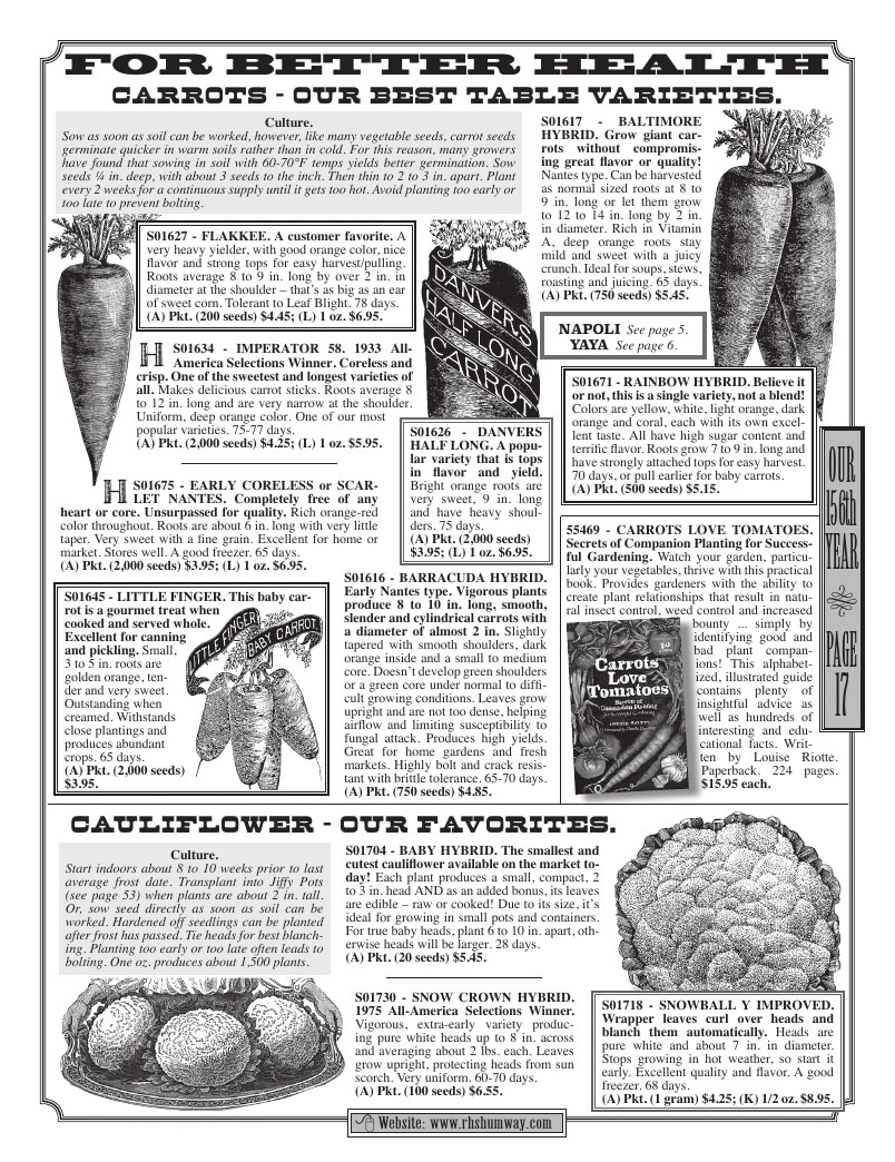 R.H. Shumway flyer page 17