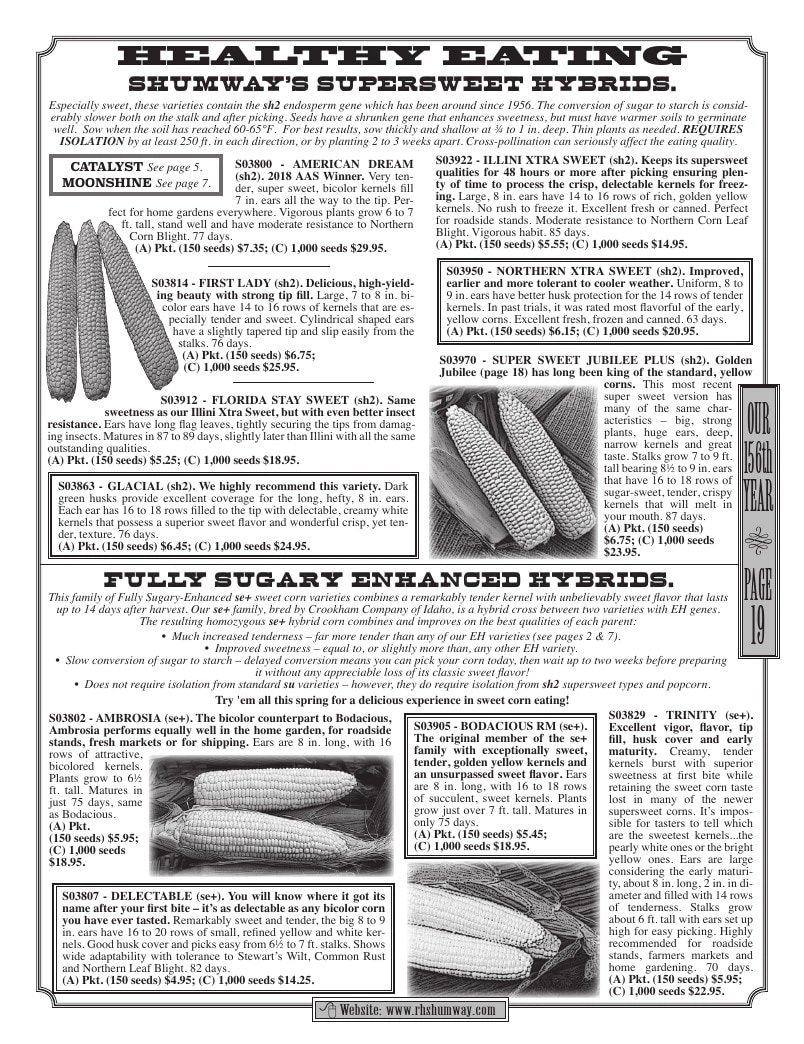 R.H. Shumway flyer page 19