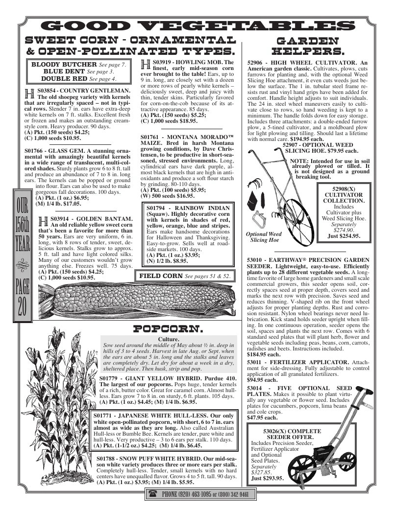 R.H. Shumway flyer page 20