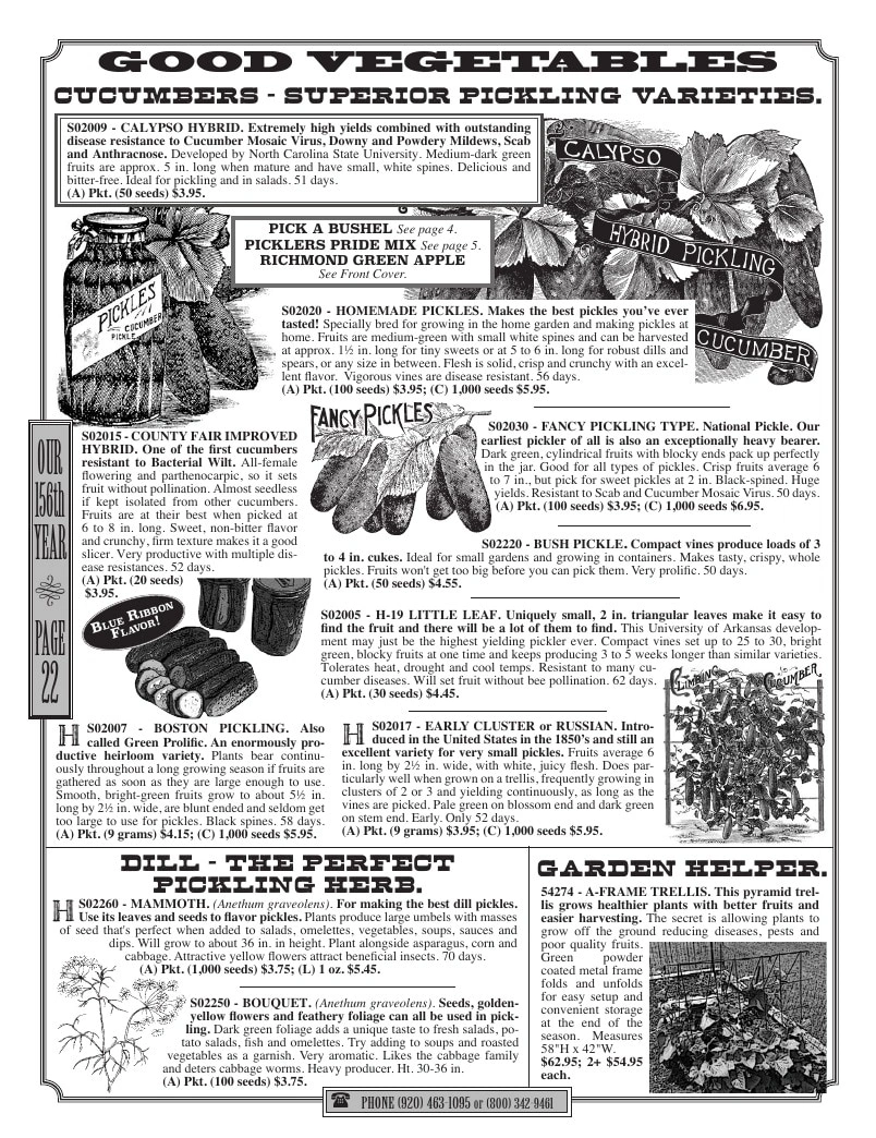 R.H. Shumway flyer page 22