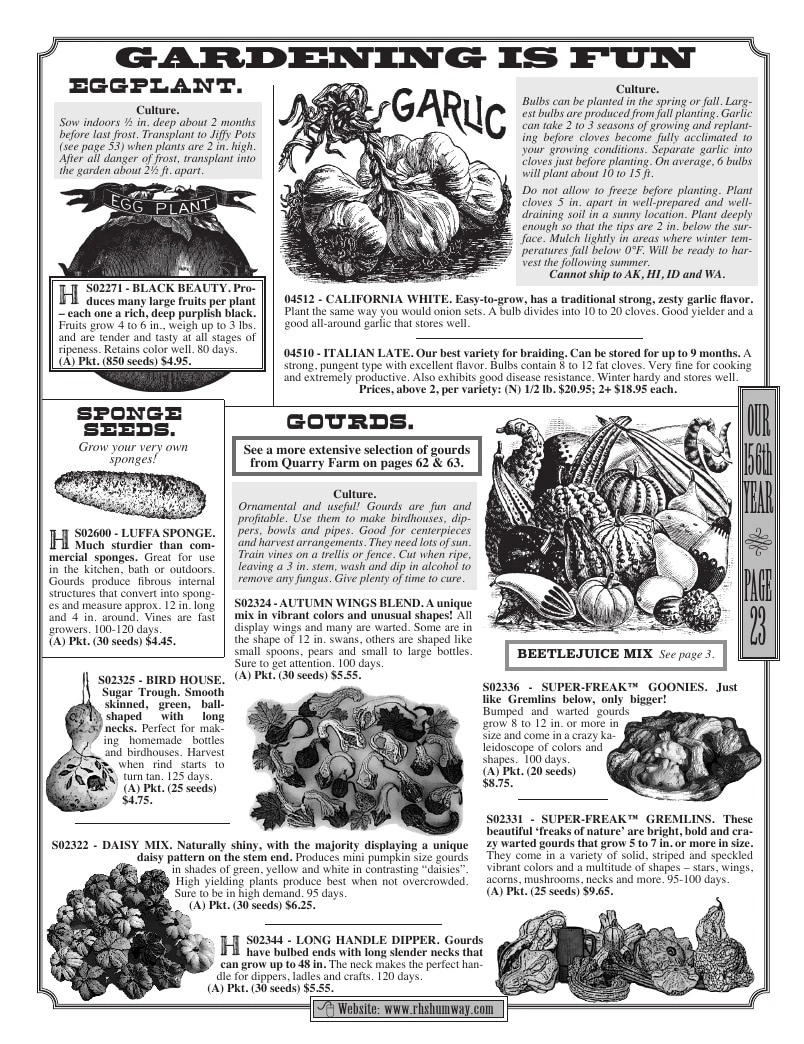 R.H. Shumway flyer page 23