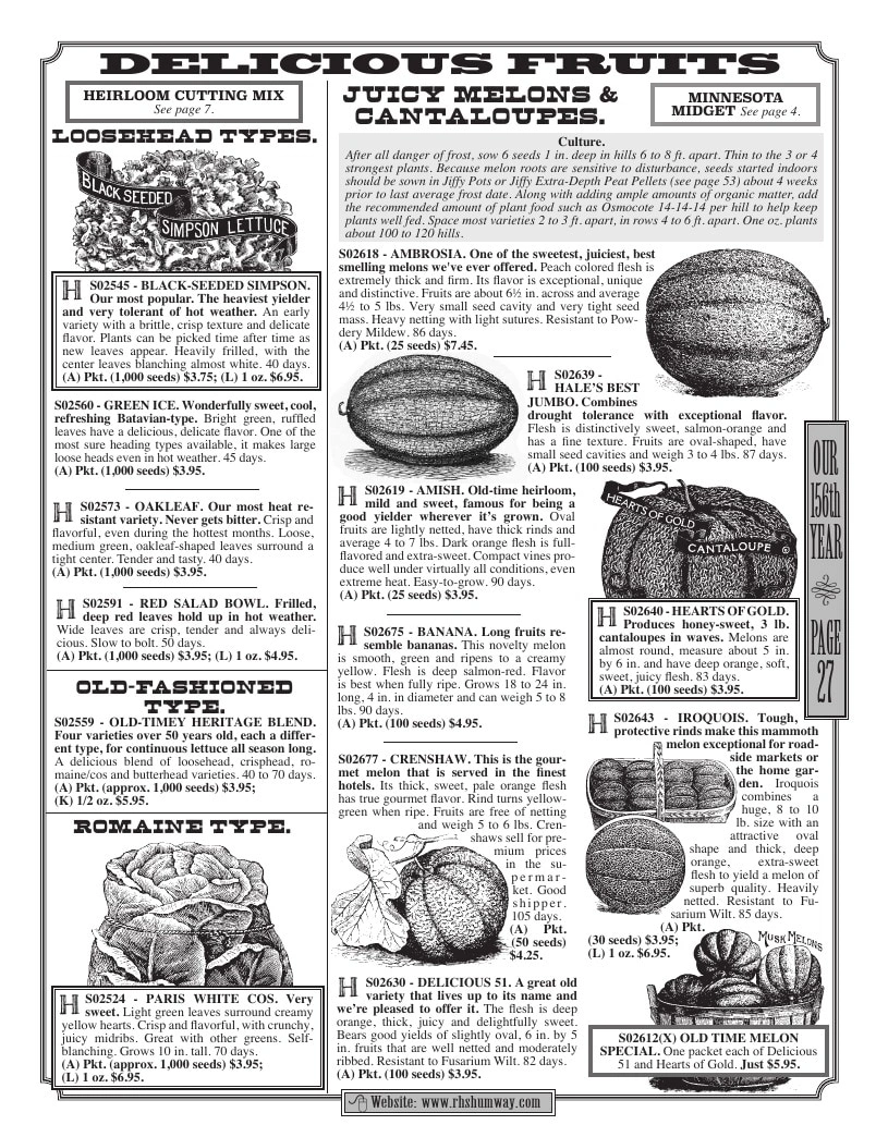 R.H. Shumway flyer page 27