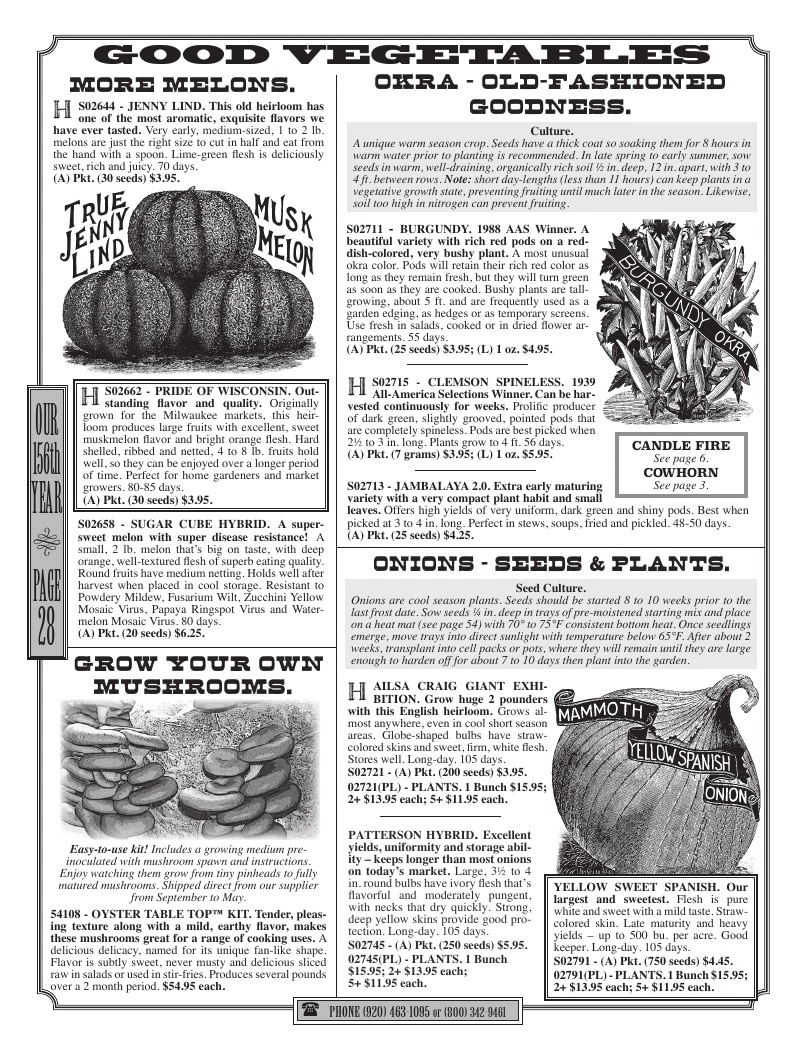 R.H. Shumway flyer page 28