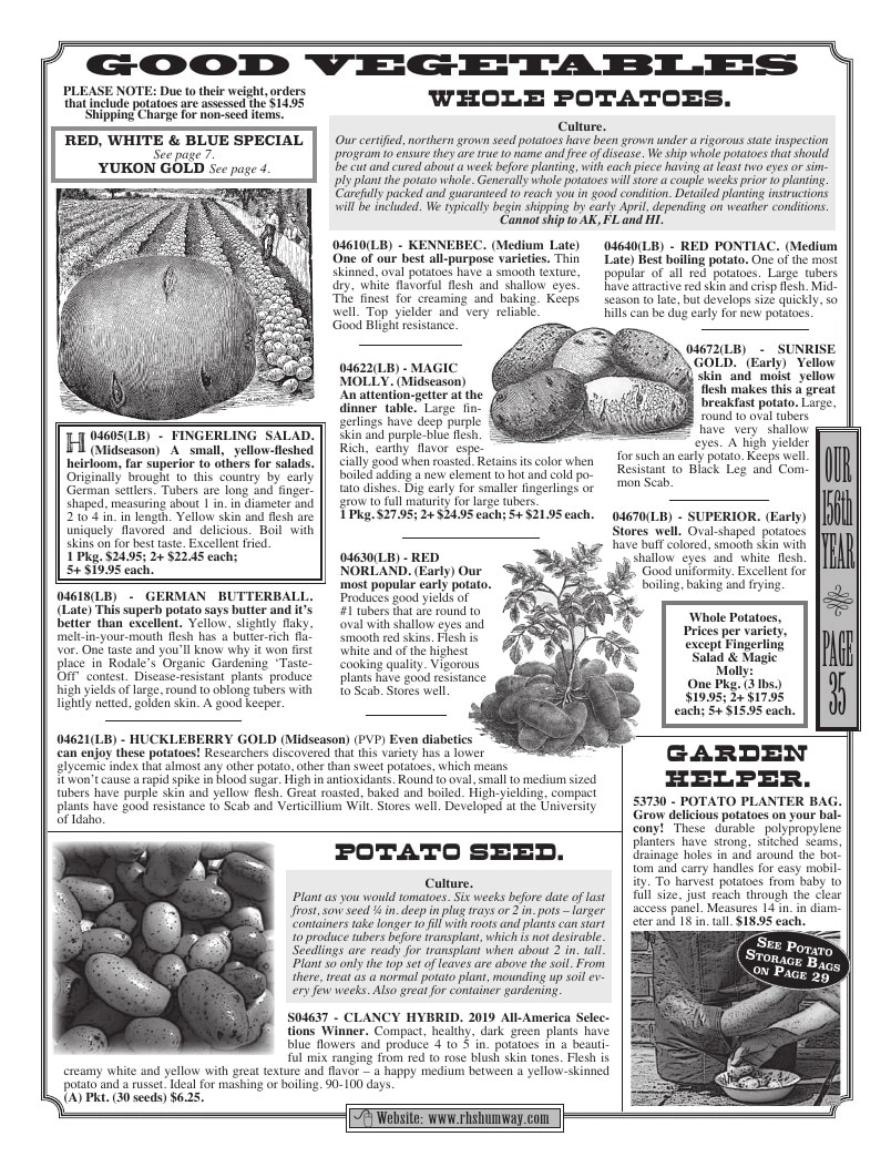 R.H. Shumway flyer page 35