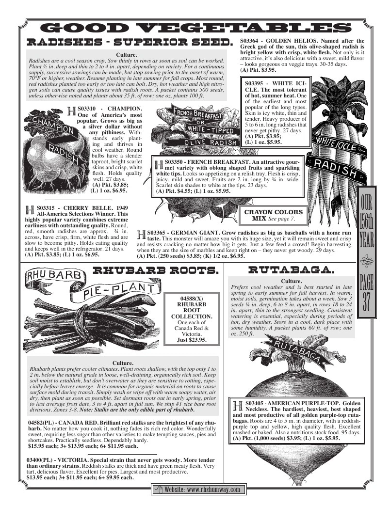 R.H. Shumway flyer page 37