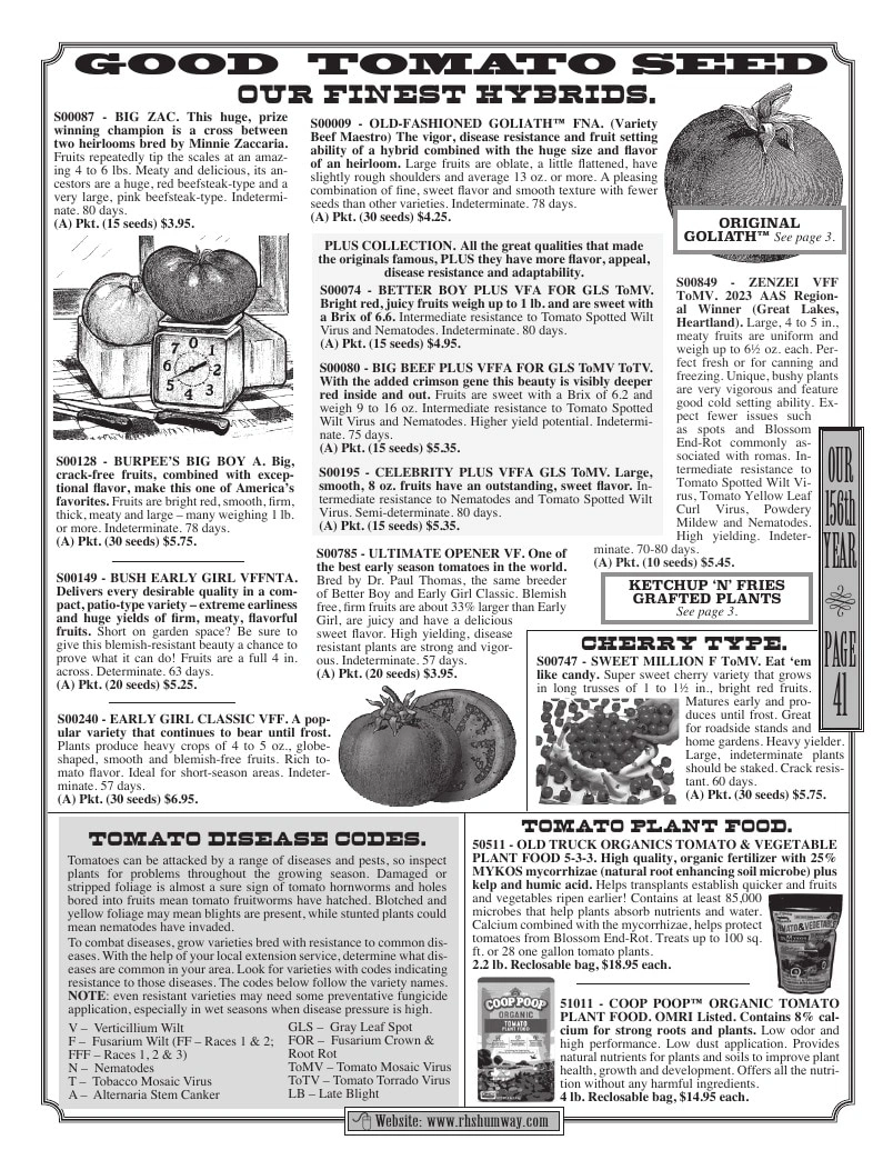 R.H. Shumway flyer page 41