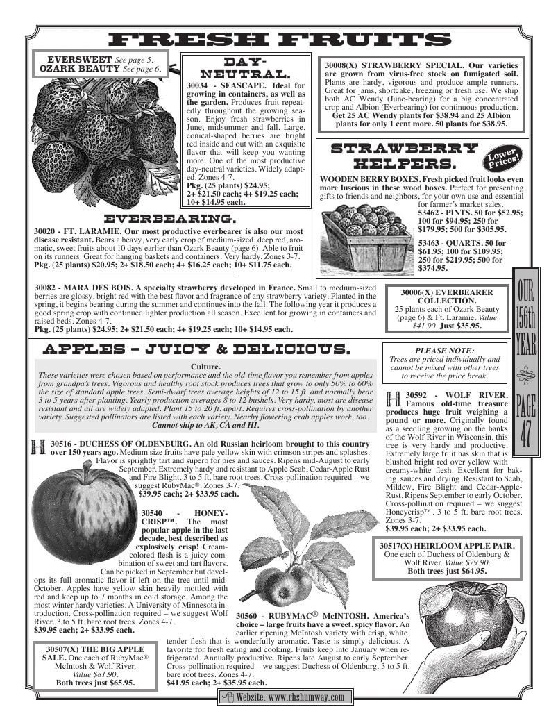 R.H. Shumway flyer page 47