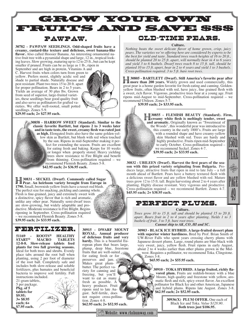R.H. Shumway flyer page 49