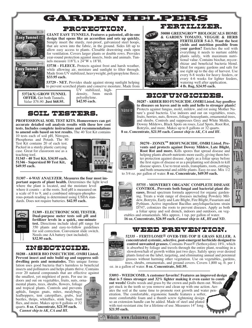 R.H. Shumway flyer page 55
