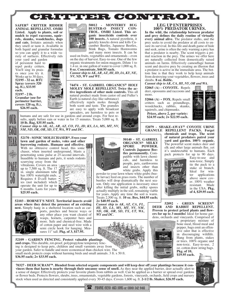 R.H. Shumway flyer page 56