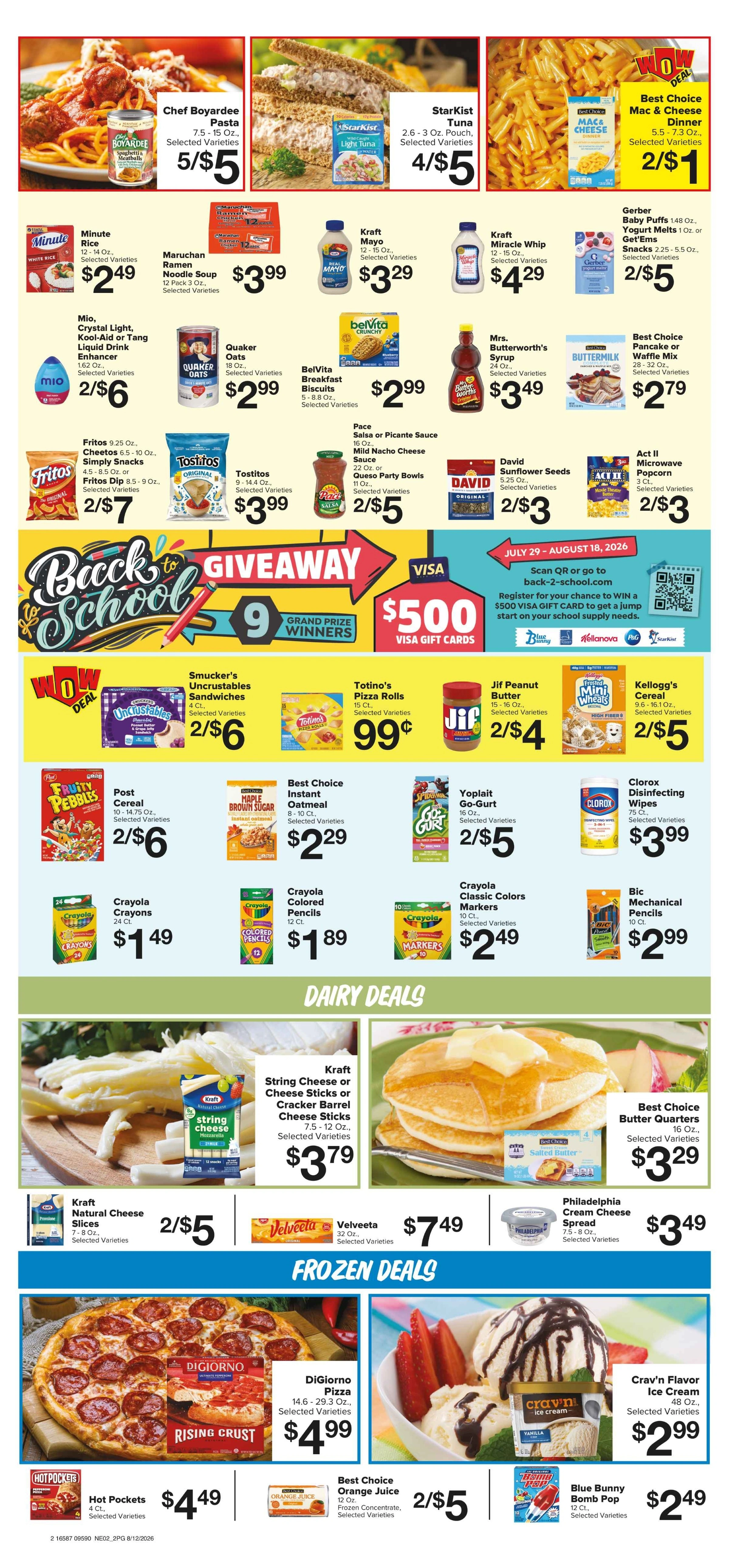 Rightway Grocery flyer page 2