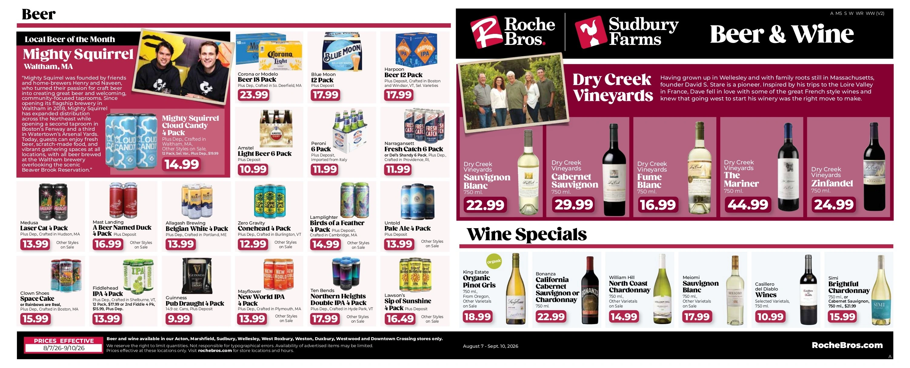 Roche Bros. flyer page 5