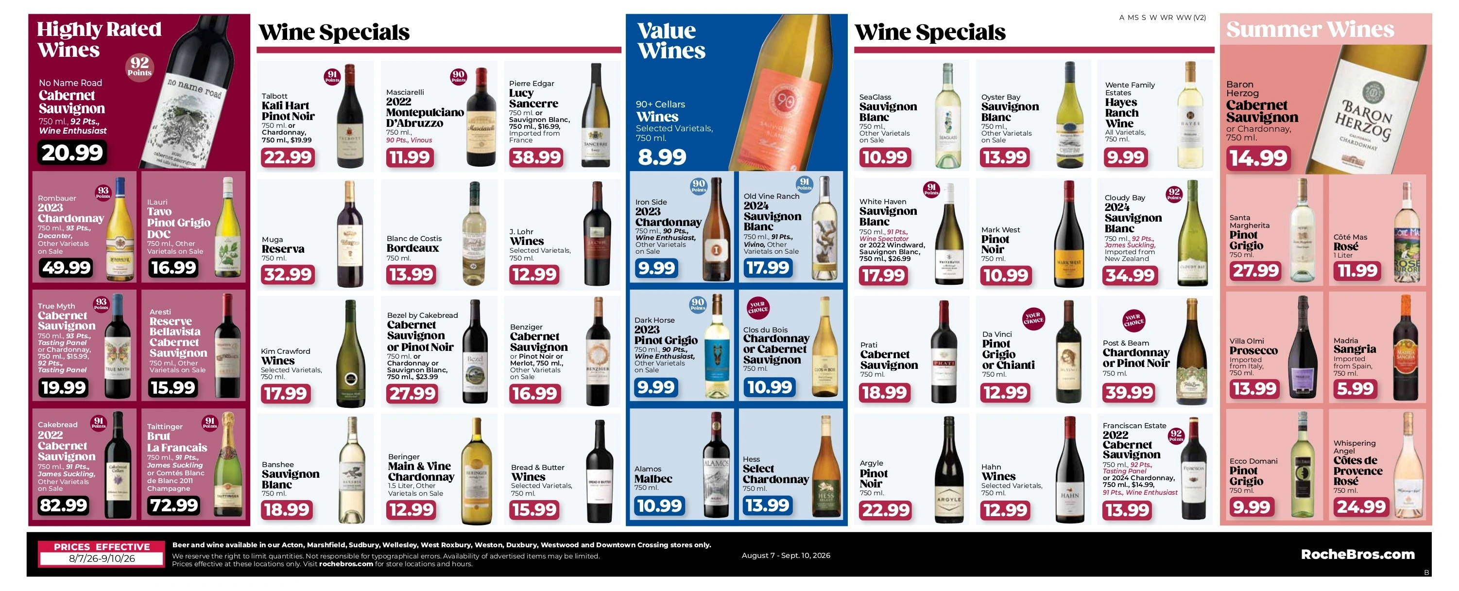 Roche Bros. flyer page 6