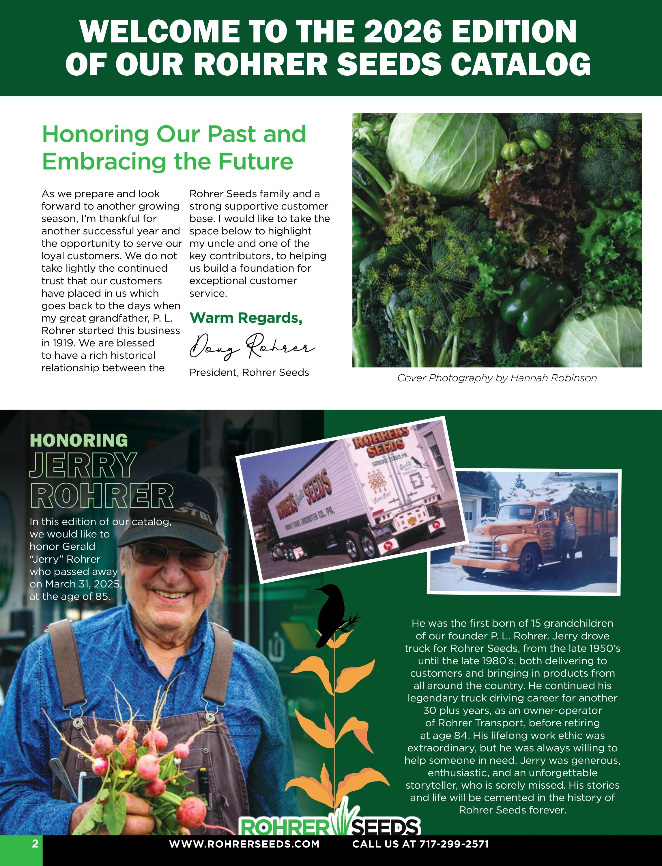 Rohrer Seeds flyer page 2