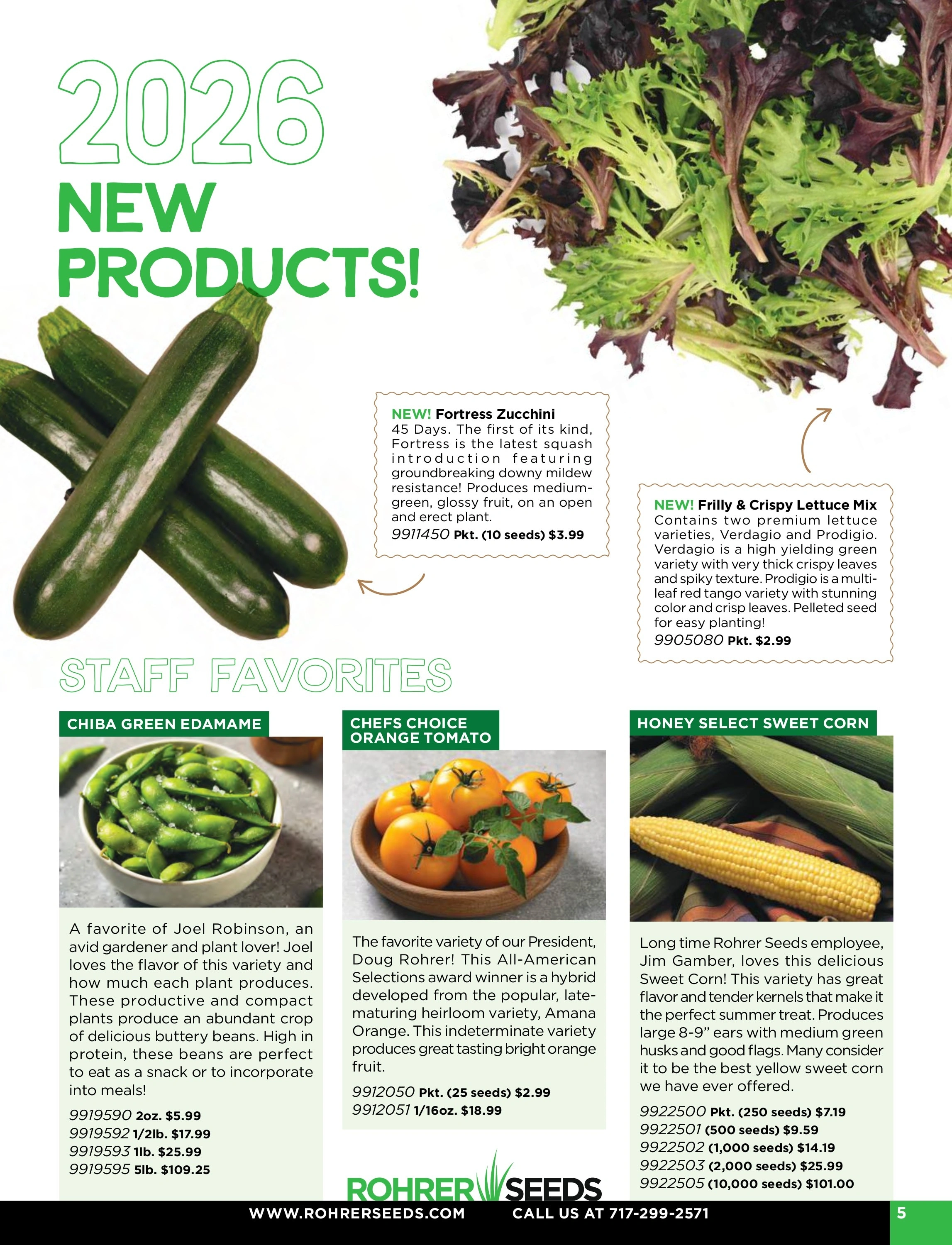 Rohrer Seeds flyer page 5