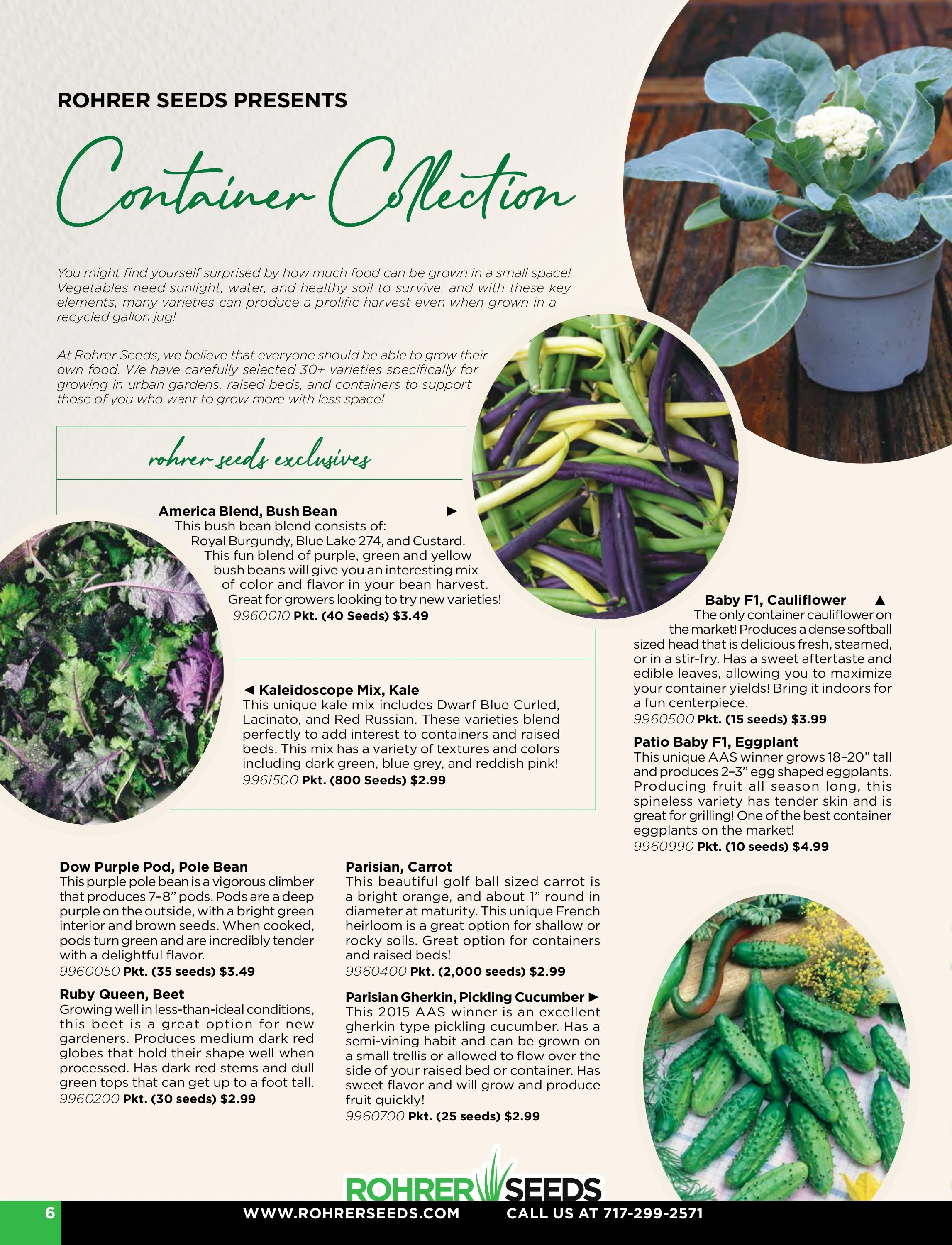 Rohrer Seeds flyer page 6