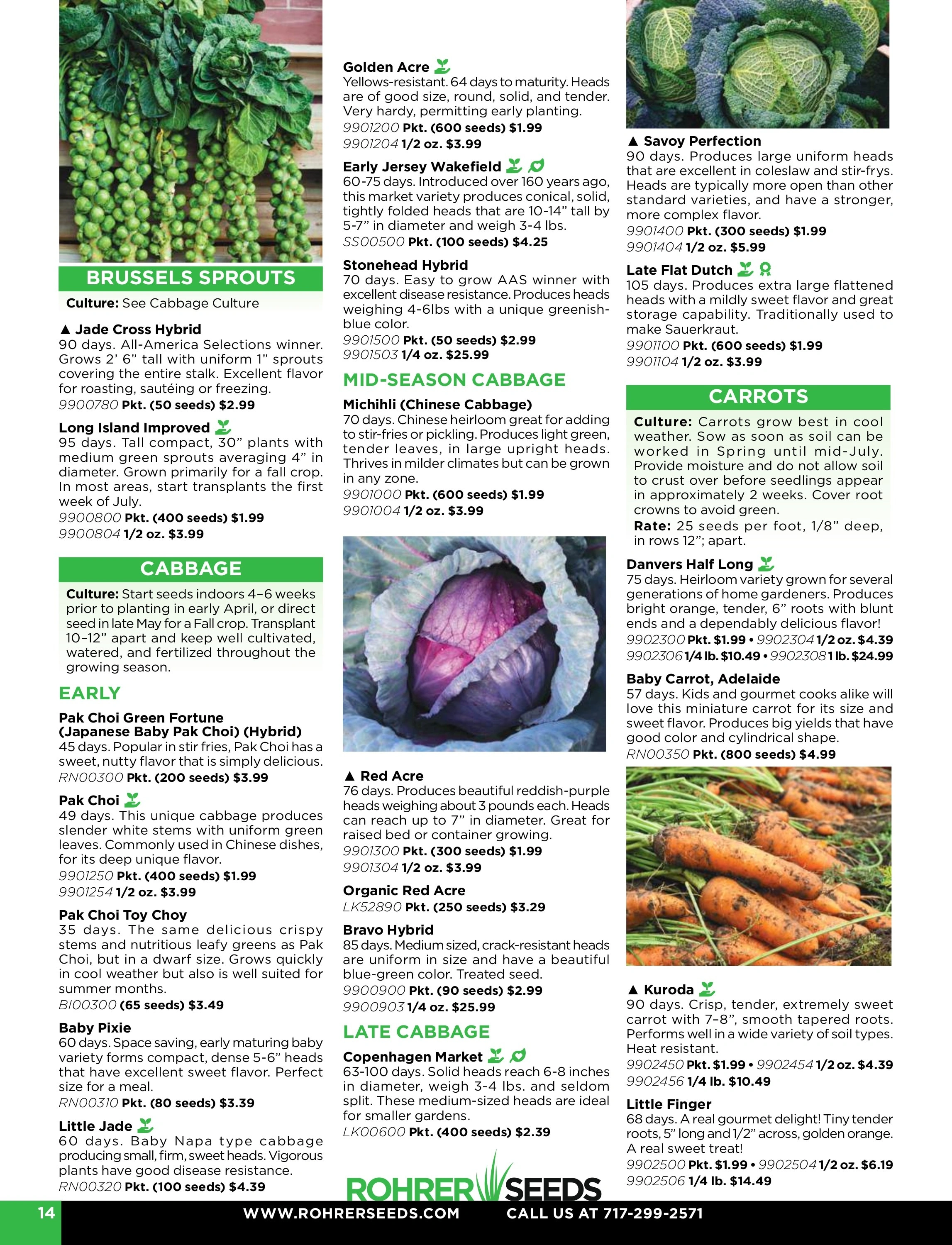 Rohrer Seeds flyer page 14