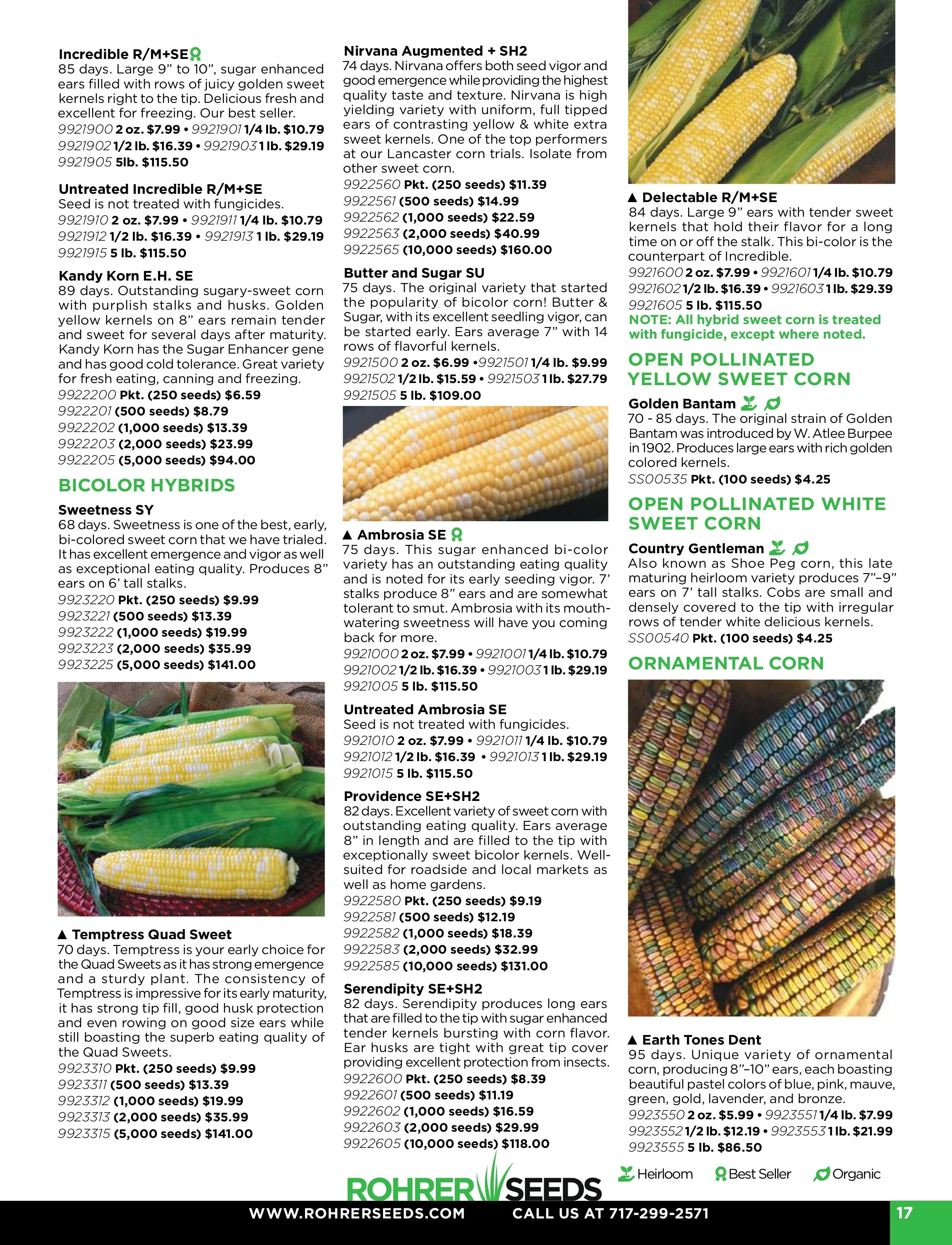 Rohrer Seeds flyer page 17