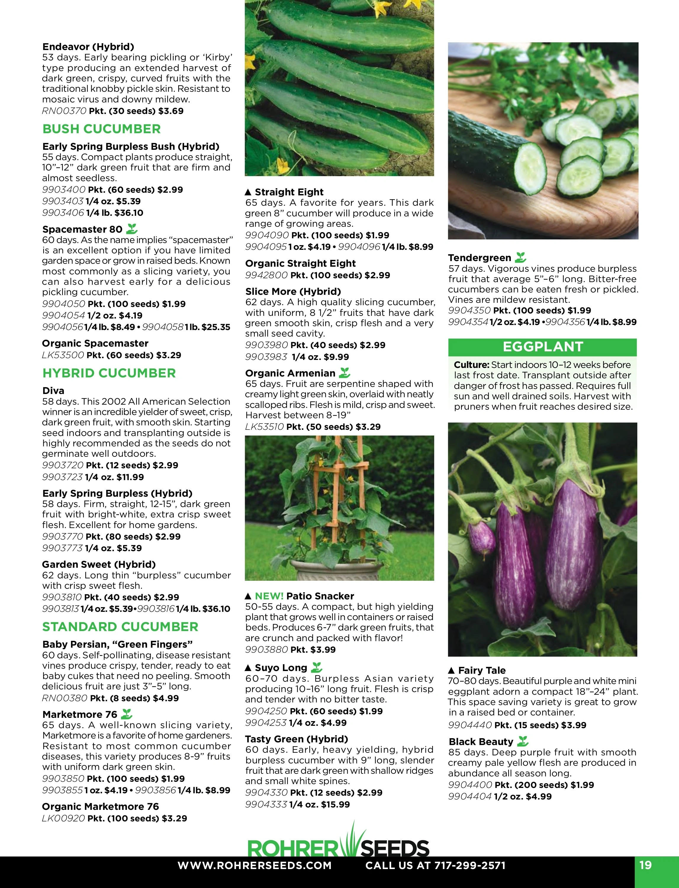 Rohrer Seeds flyer page 19