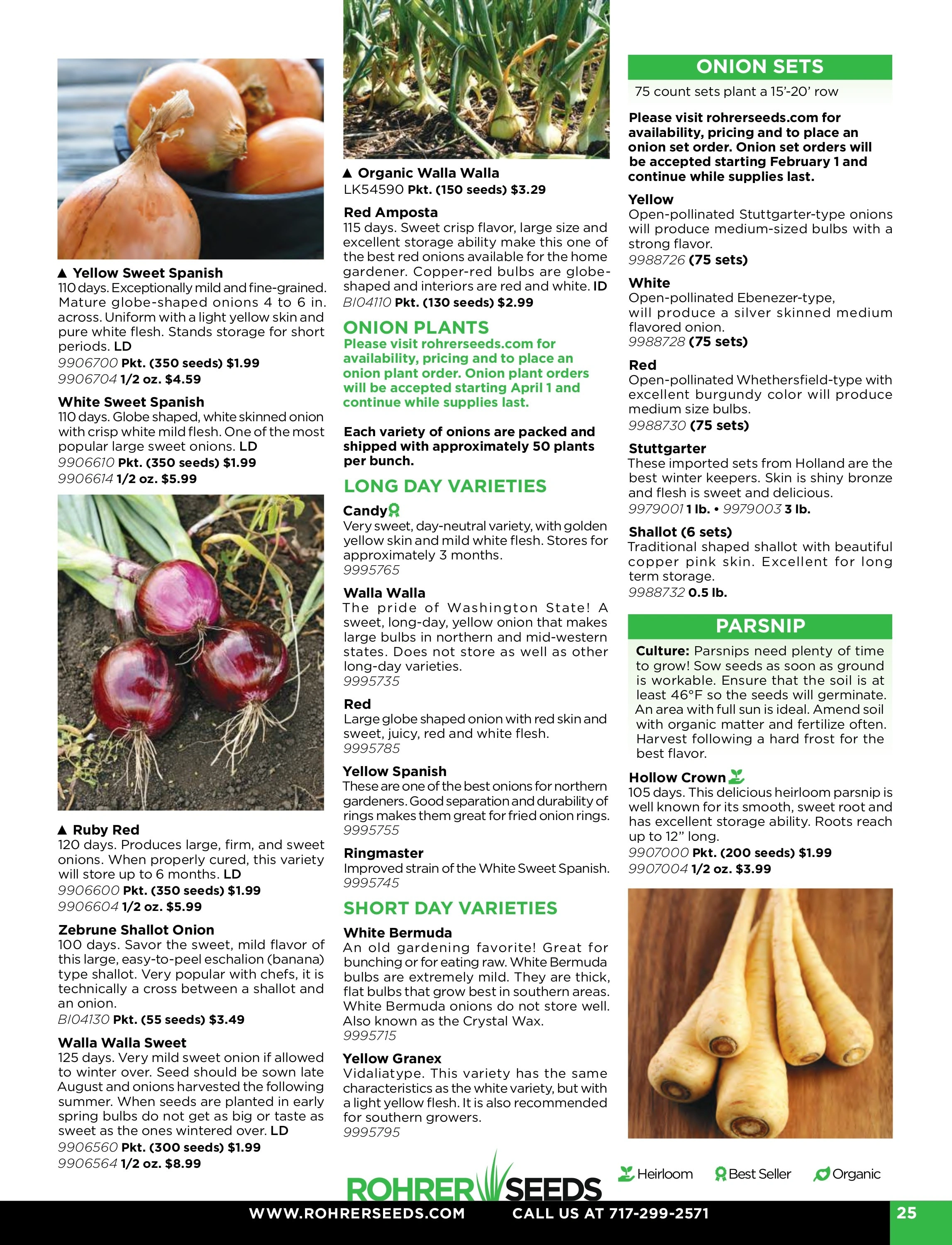 Rohrer Seeds flyer page 25