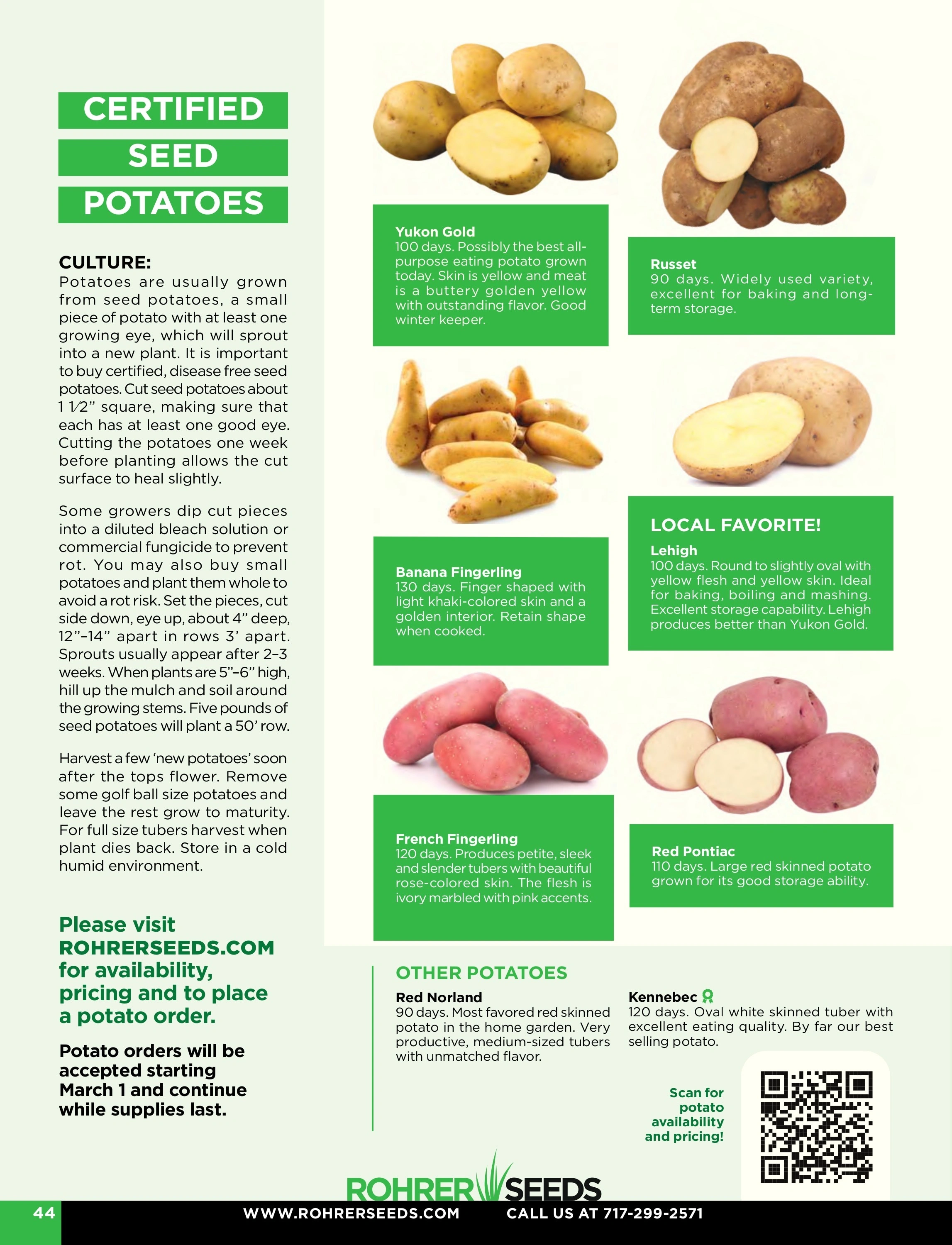 Rohrer Seeds flyer page 44