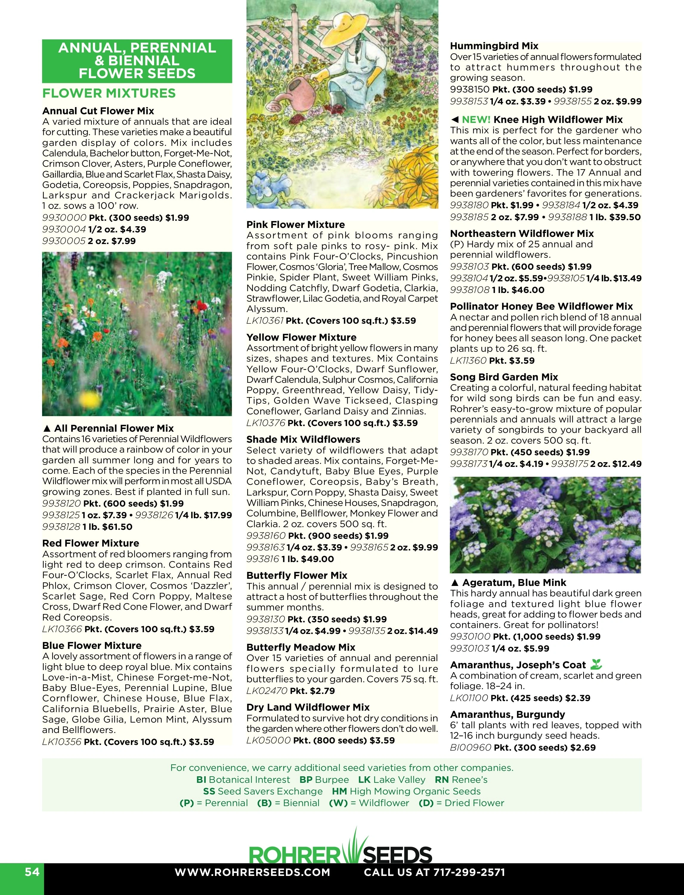 Rohrer Seeds flyer page 54