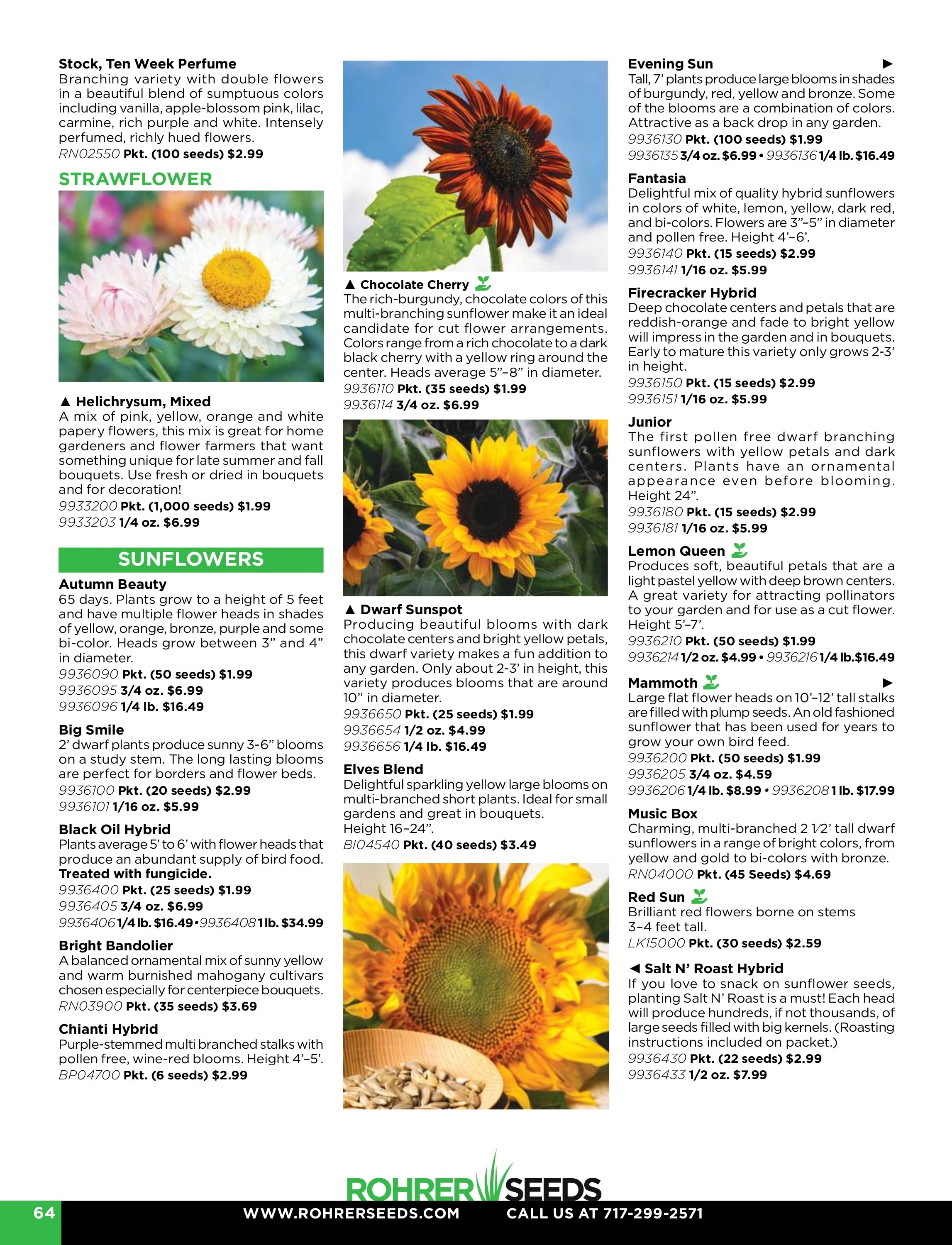 Rohrer Seeds flyer page 64