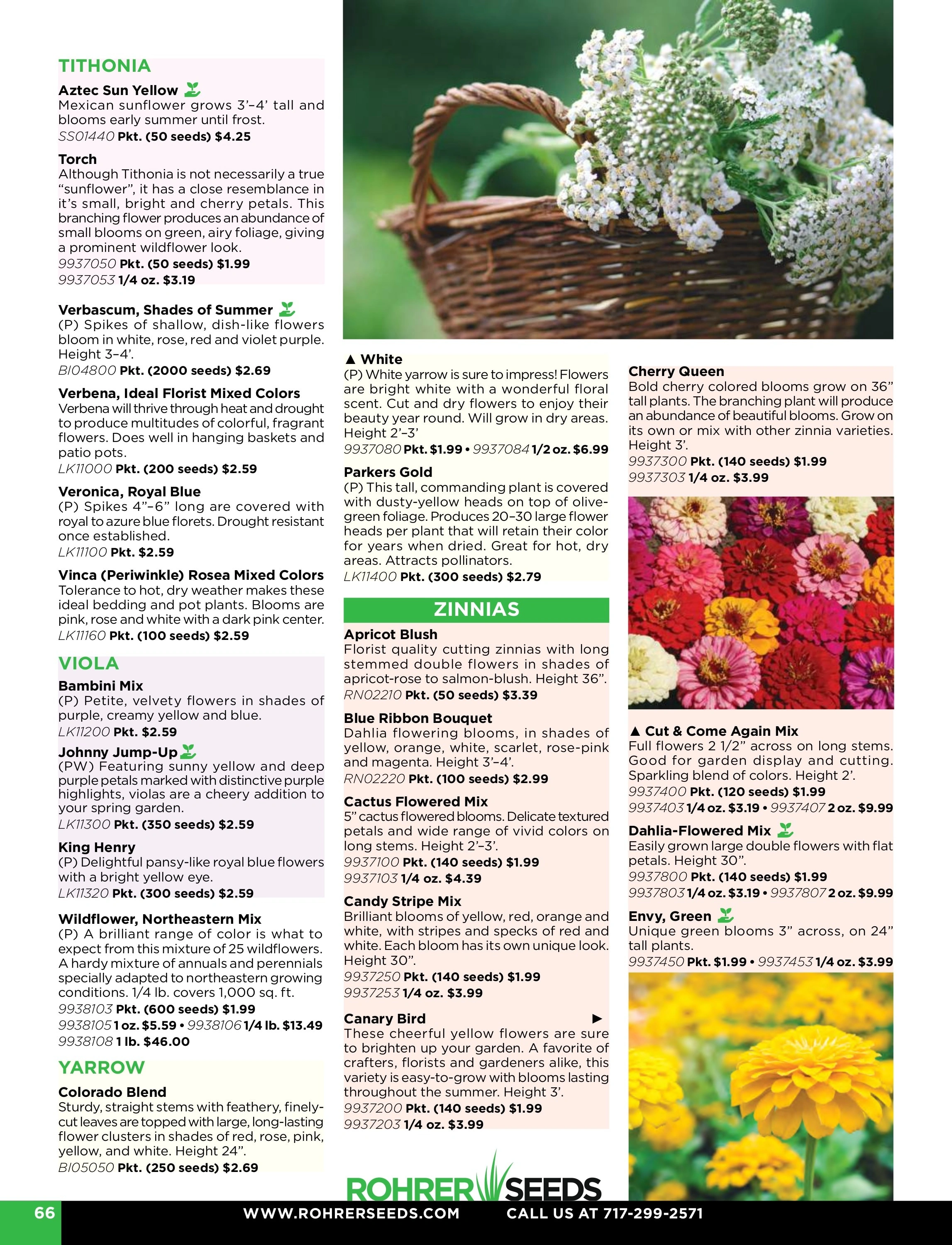 Rohrer Seeds flyer page 66