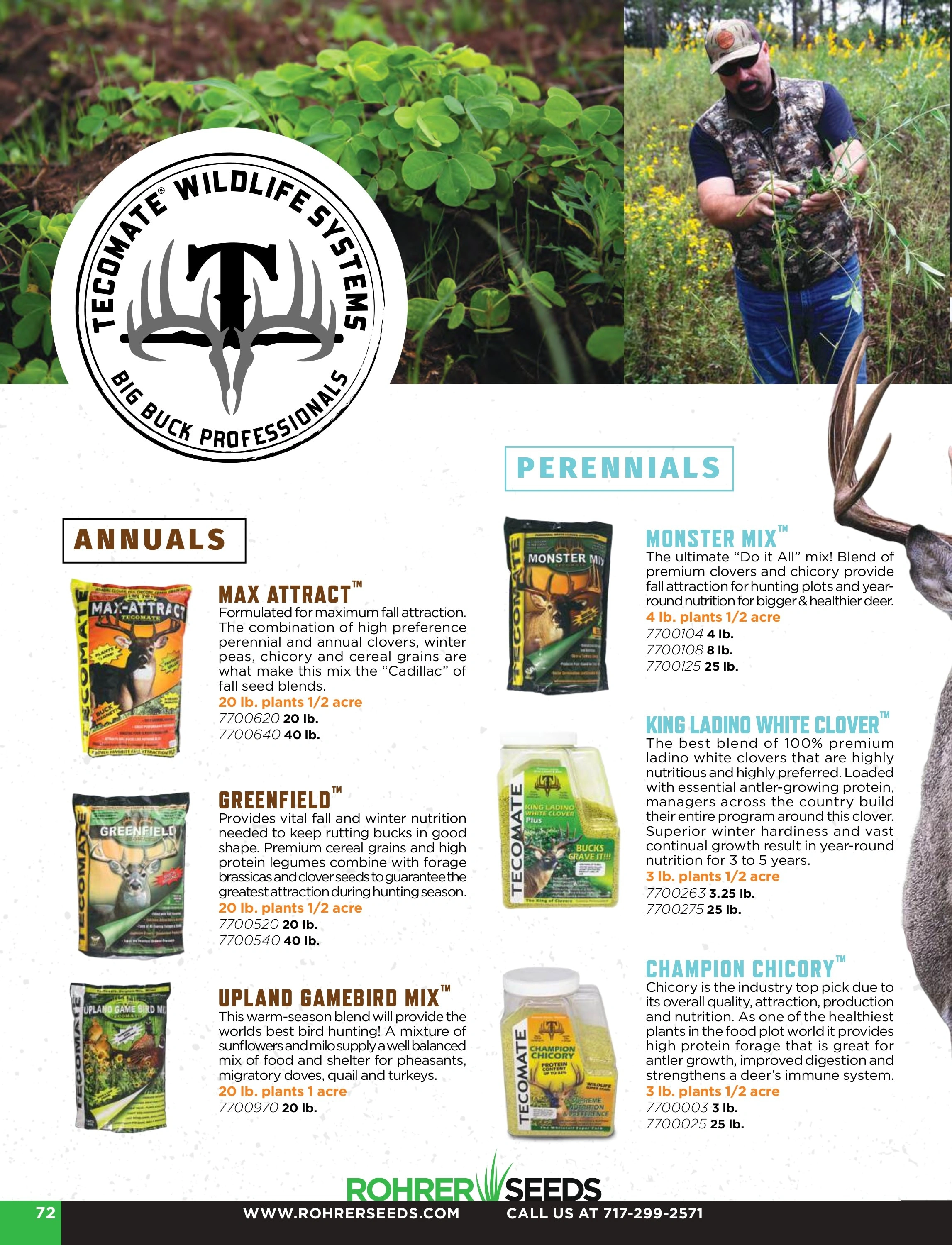 Rohrer Seeds flyer page 72
