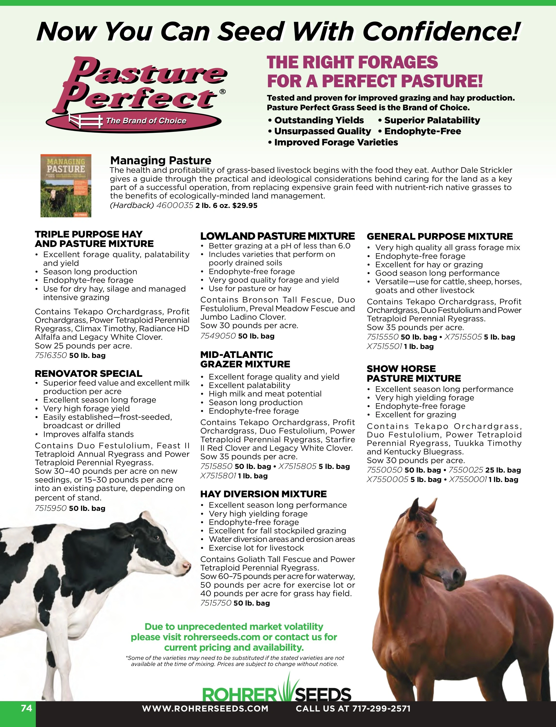 Rohrer Seeds flyer page 74