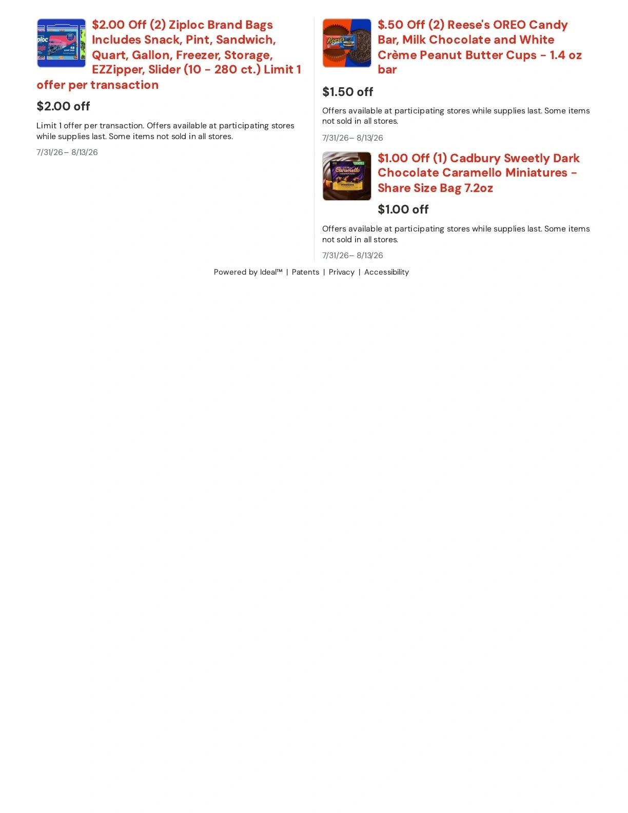 Rowe's IGA Supermarkets flyer page 2