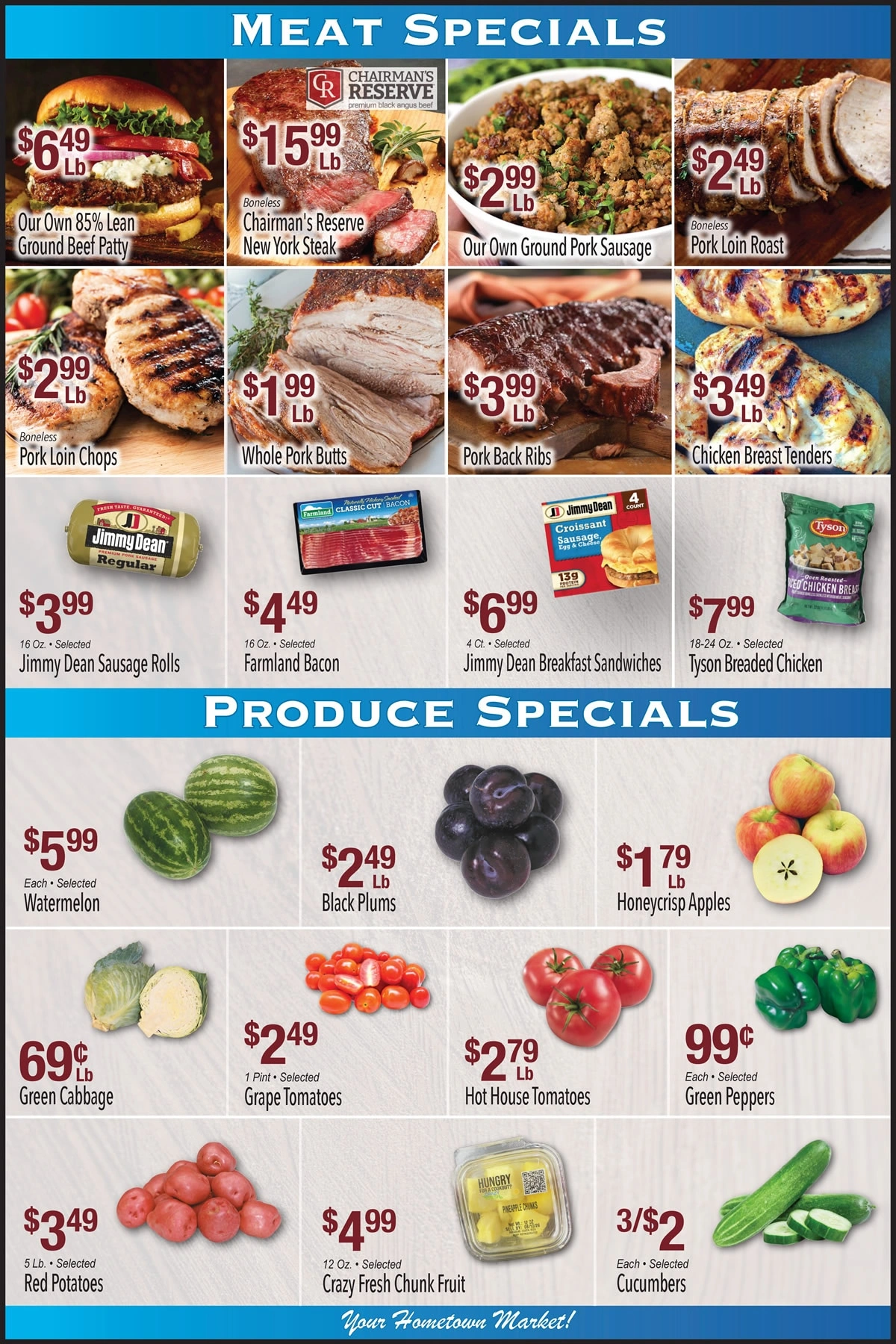 Rushford, Preston and Harmony Foods flyer page 2