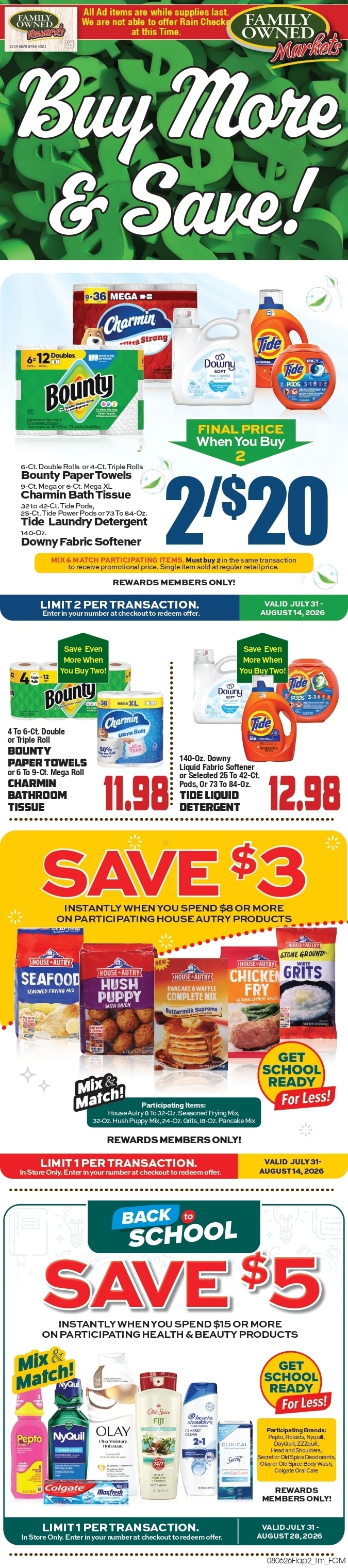 Saubel's Markets flyer page 6