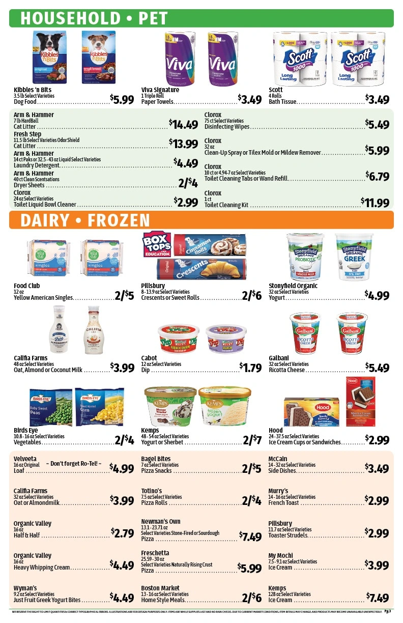 Saucier's Market flyer page 3