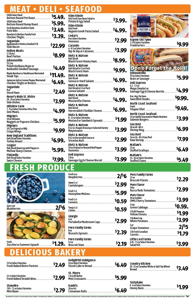 Saucier's Market flyer page 4