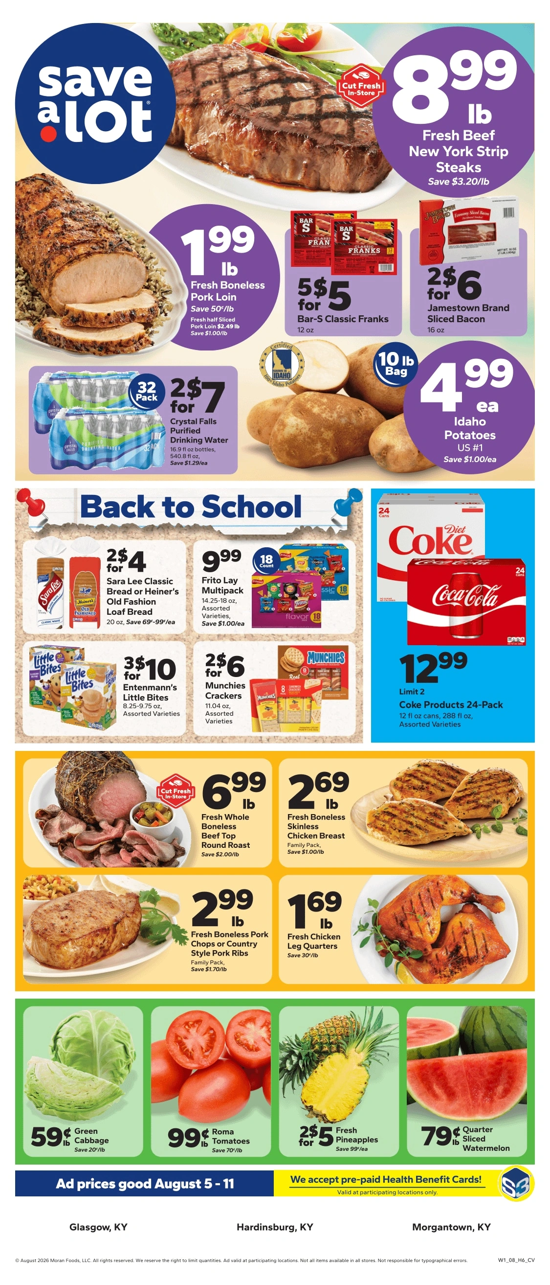 Save a Lot Food Stores flyer page 1