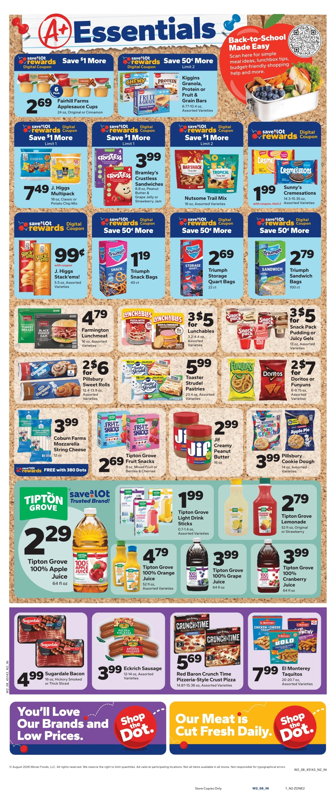 Save a Lot Food Stores flyer page 2