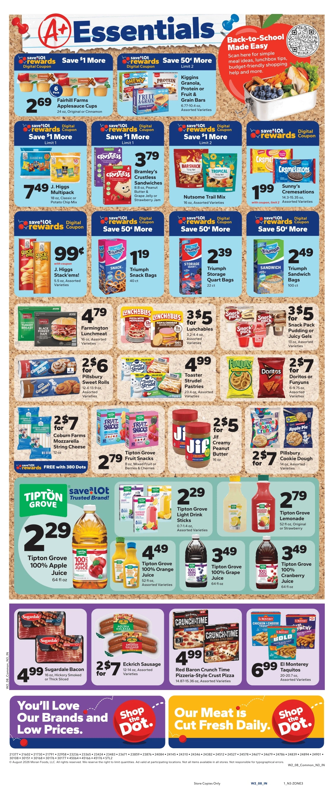 Save a Lot Food Stores flyer page 2