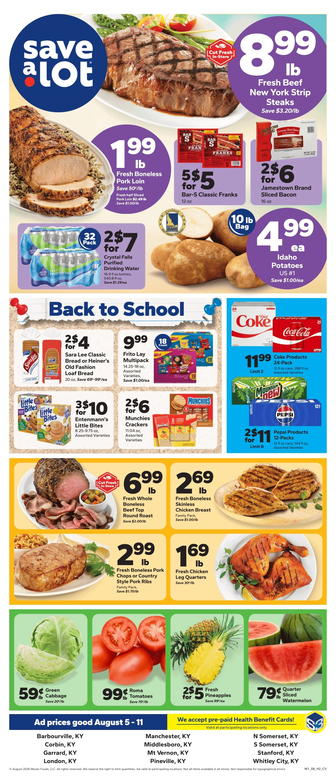 Save a Lot Food Stores flyer page 1