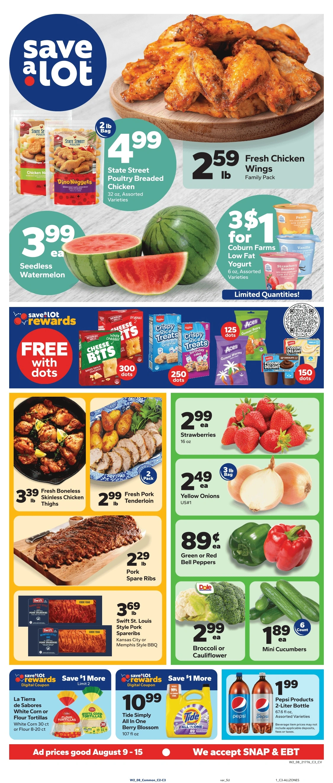 Save a Lot Food Stores flyer page 1