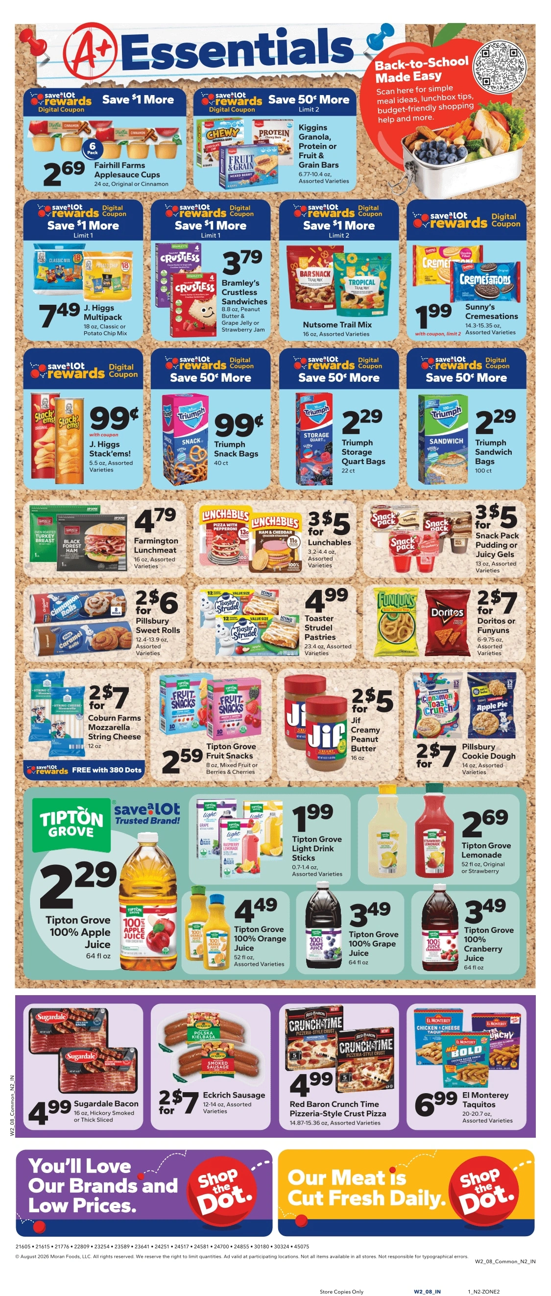 Save a Lot Food Stores flyer page 2