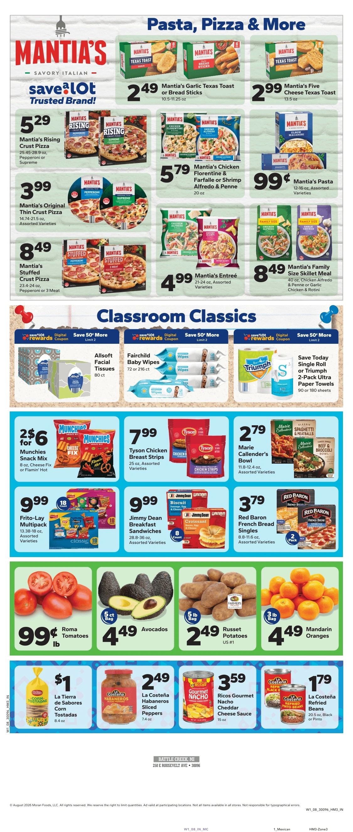 Save a Lot Food Stores flyer page 2