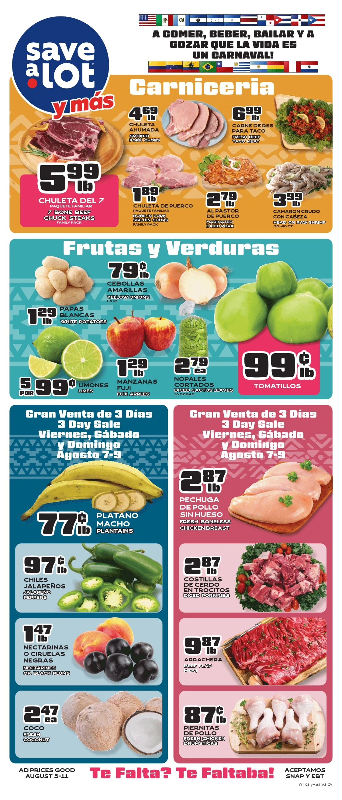 Save a Lot Food Stores flyer page 1