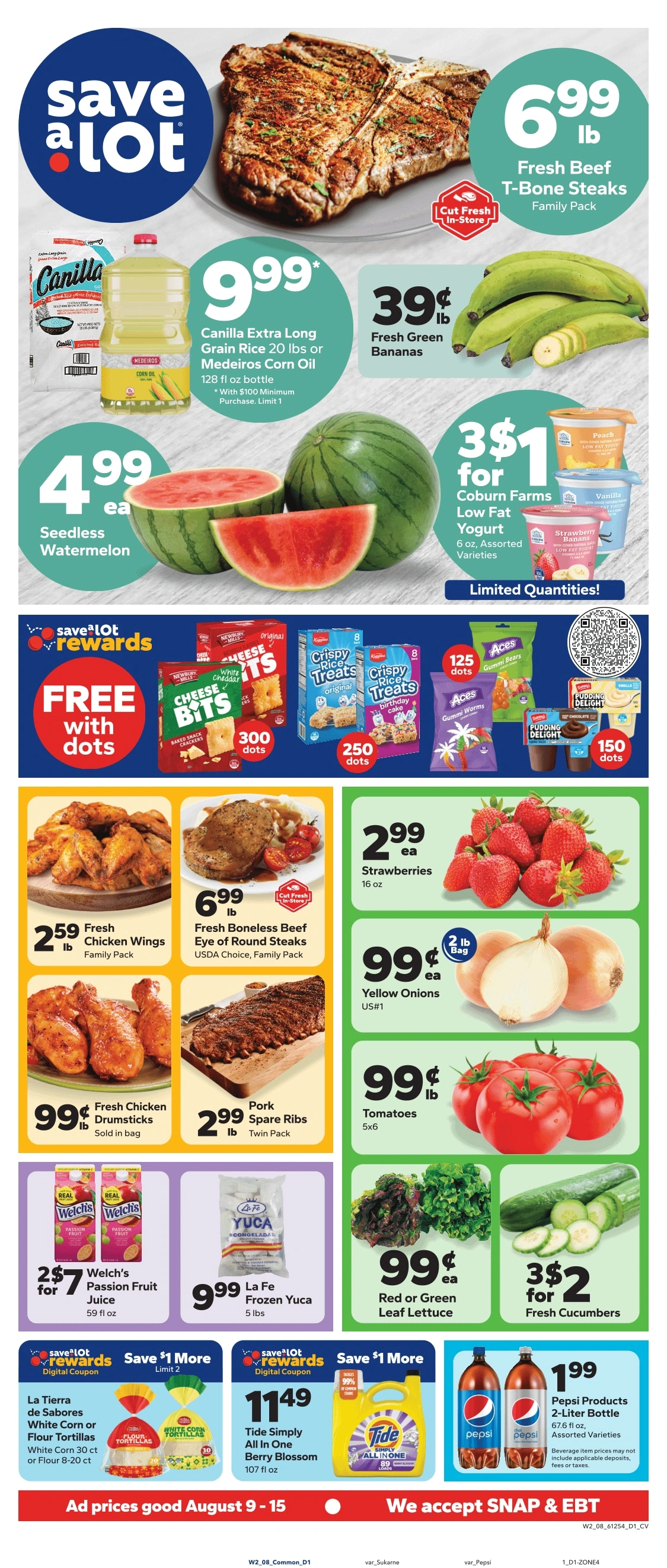 Save a Lot Food Stores flyer page 1