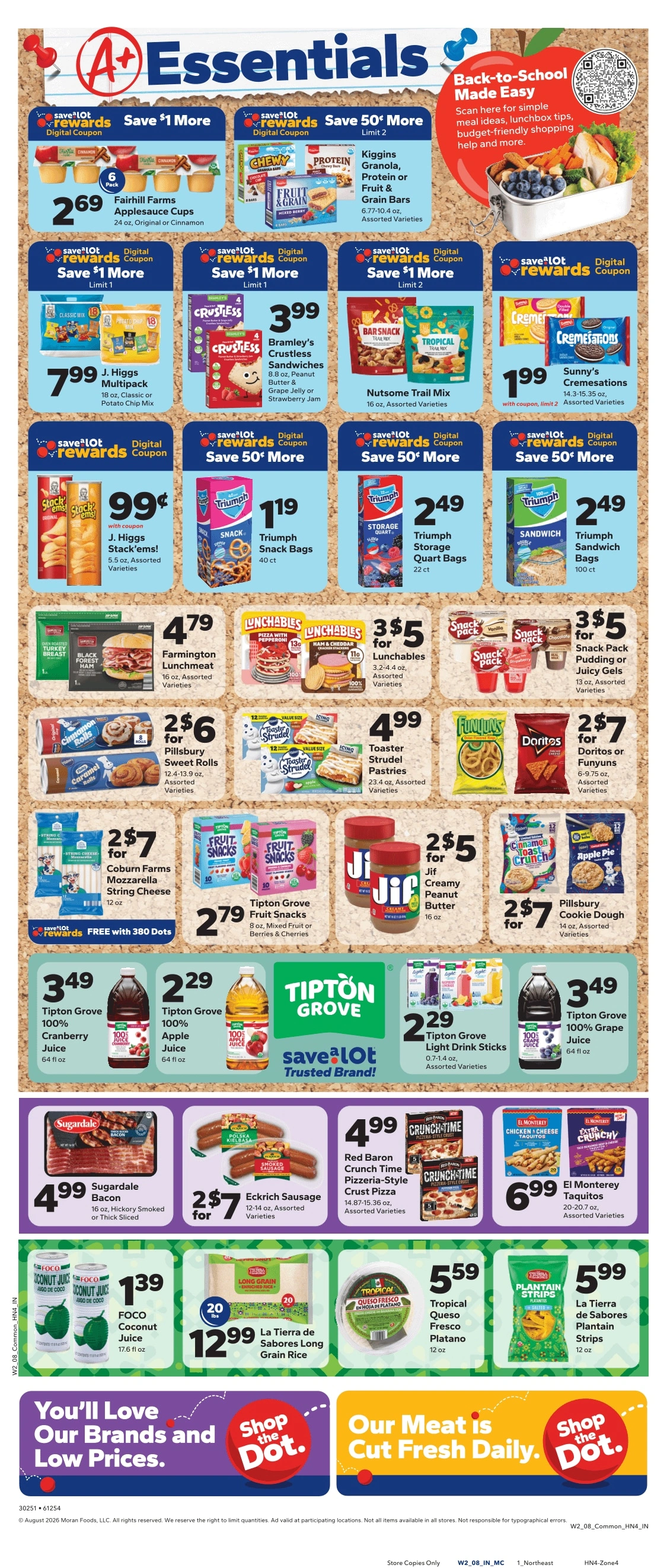 Save a Lot Food Stores flyer page 2